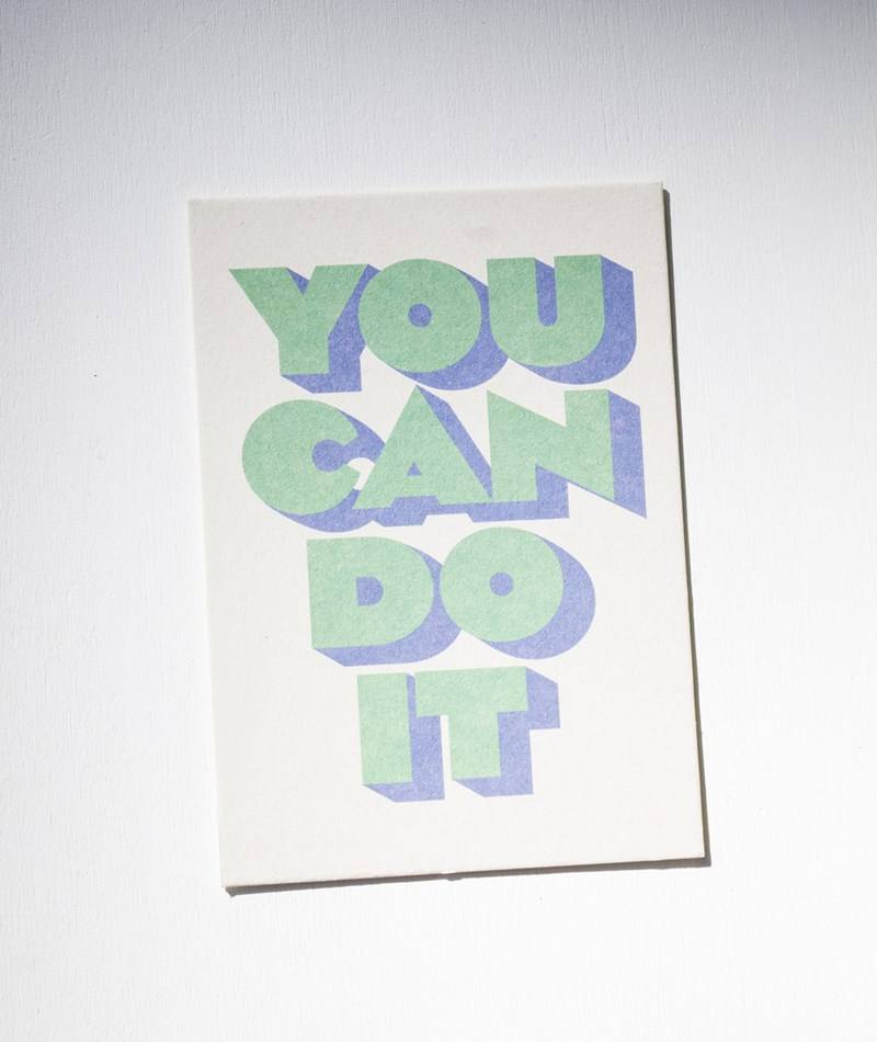KAUF DICH GLüCKLICH Postkarte A6 You Can Do It mehrfarbig Riesige Rabatte