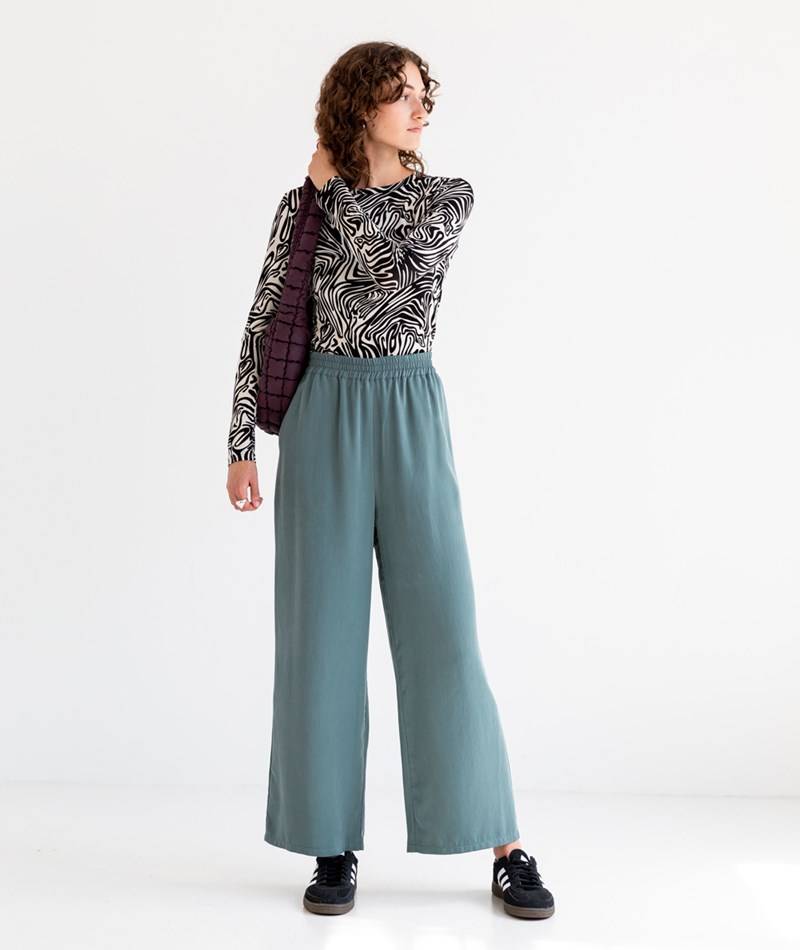 KAUF DICH GLüCKLICH Hose Mint aus Lyocell (TENCEL™) 50% Rabatt für begrenzte Zeit