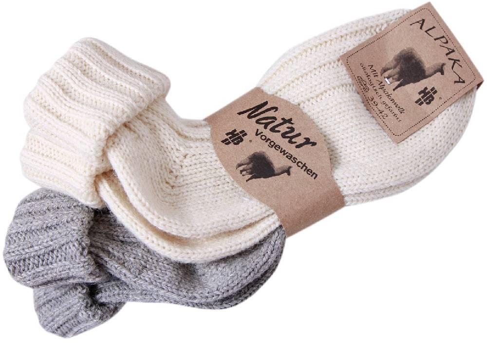 KB Socken Alpakasocken Umschlag - nicht festgenäht Sonderangebote