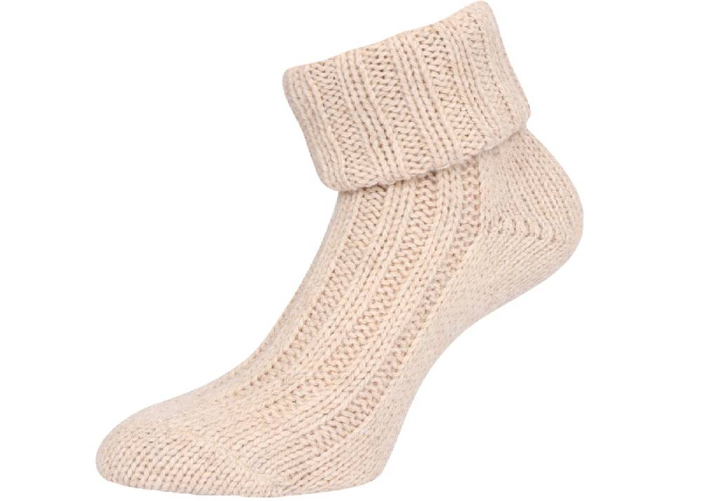 KB Socken Alpakasocken mit Umschlag dickgestrickt - 2 Paar Wochenangebot