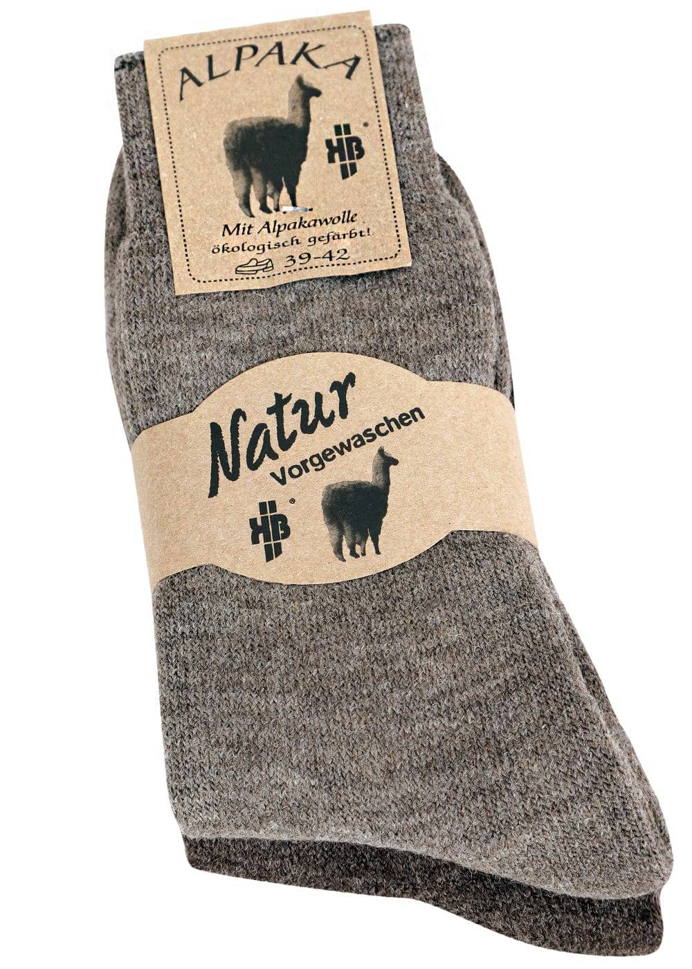 KB Socken Alpaka Thermosocken braun - 2 Paar Begrenzte Freigabe