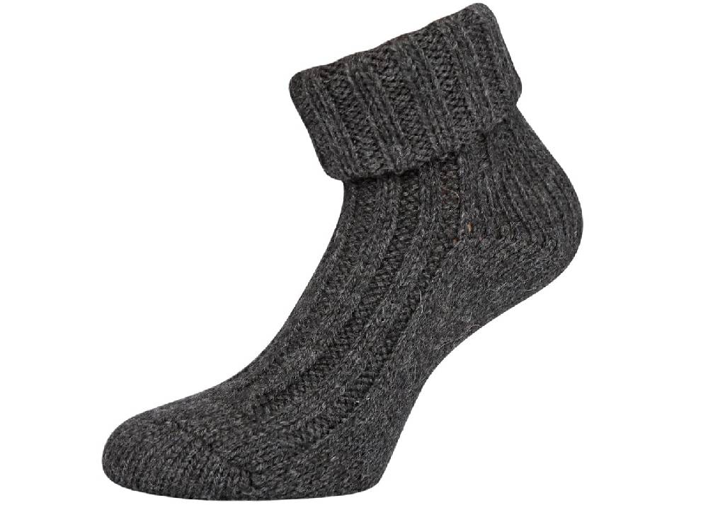 KB Socken Alpakasocken mit Umschlag dickgestrickt - 2 Paar Nur für heute