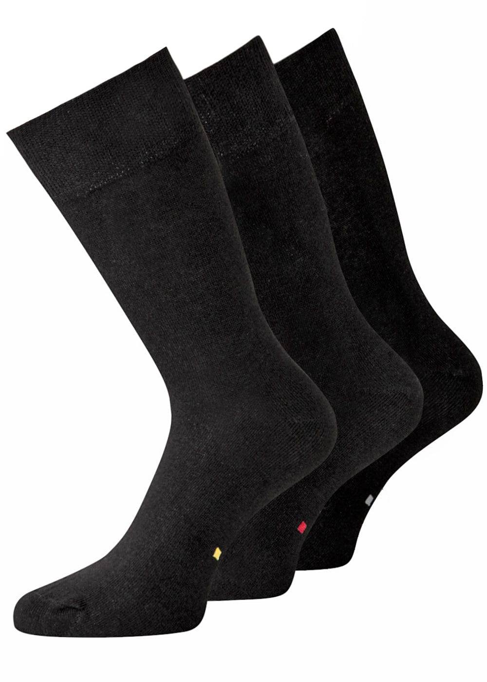 KB Socken Herrensocken Schwarz mit Sortierpunkt - 3 Paar Nur noch ein Tag übrig