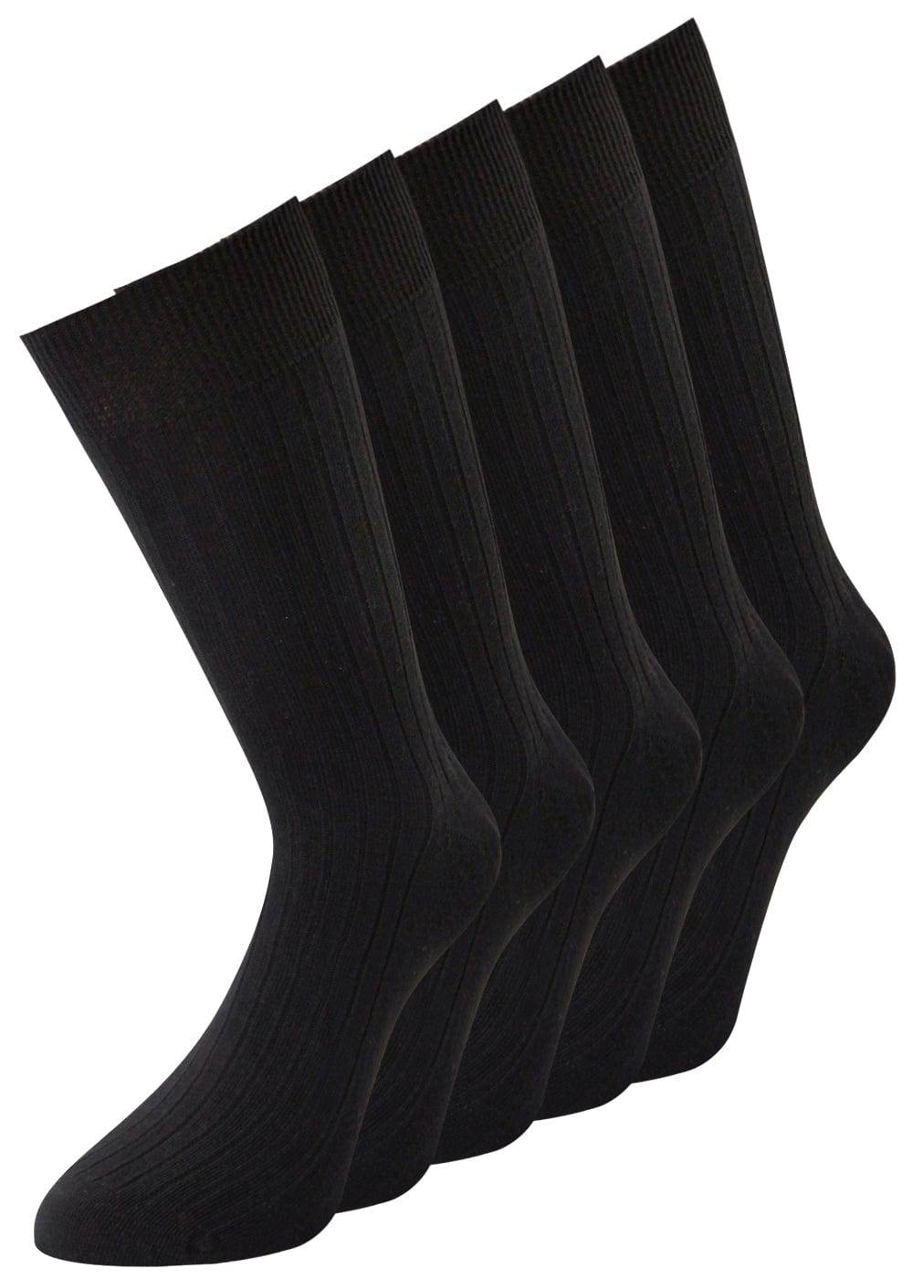 KB Socken Herrensocken Schwarz 100% Baumwolle - 10 Paar 50% Rabatt mit kostenlosem Versand