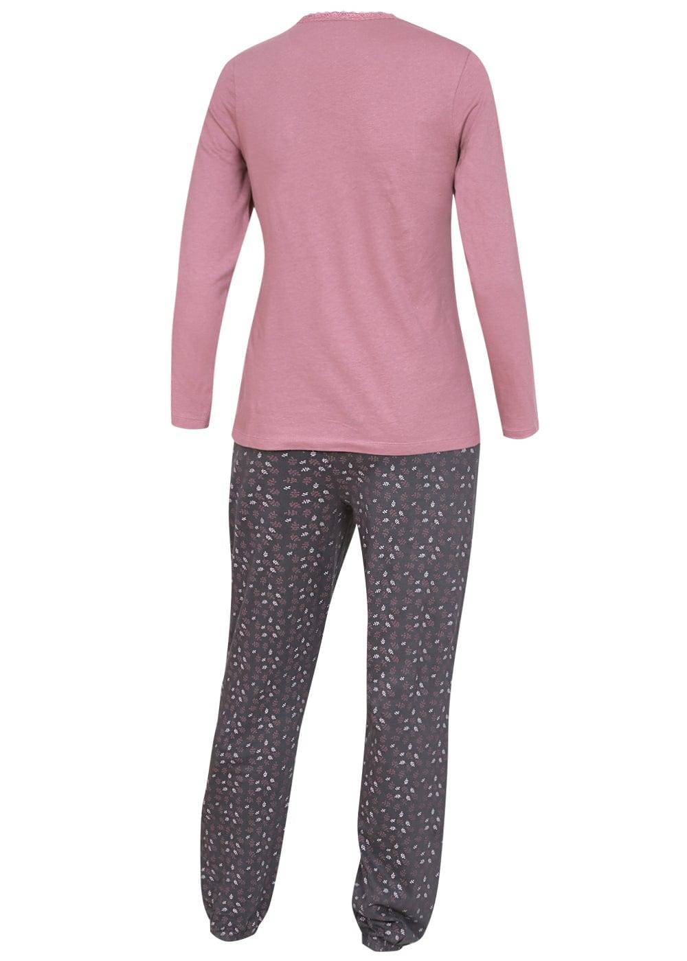 KB Socken Damen Schlafanzug langärmelig lange Hose - 100% Baumwolle Online Outlet