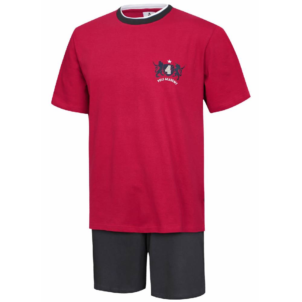 KB Socken Herren Schlafanzug kurz in rot - 100% Baumwolle Bestseller