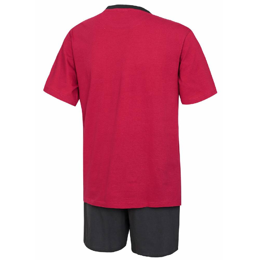 KB Socken Herren Schlafanzug kurz in rot - 100% Baumwolle Bestseller