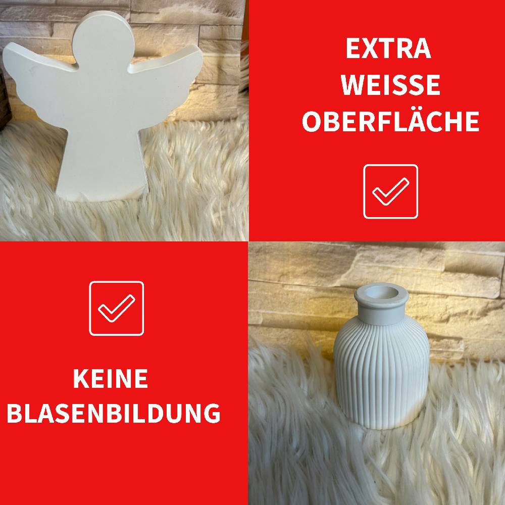 KB Socken KERAflott Reliefgießpulver weiß 5 kg Sack Sonderangebote