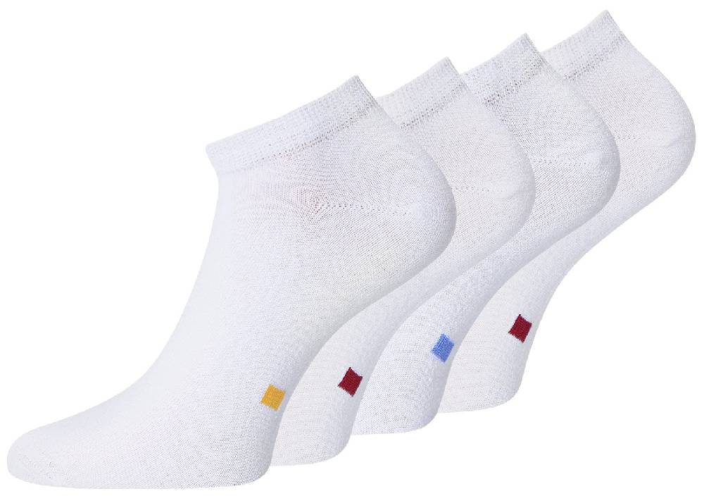 KB Socken Herren Sneakersocken weiß mit Sortierpunkt - 8 Paar Blitzangebot