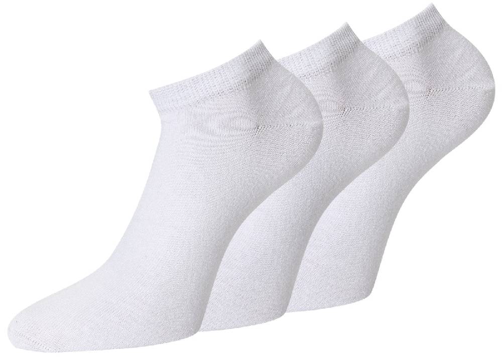KB Socken Damen Sneakersocken weiß - 8 Paar Große Rabatte
