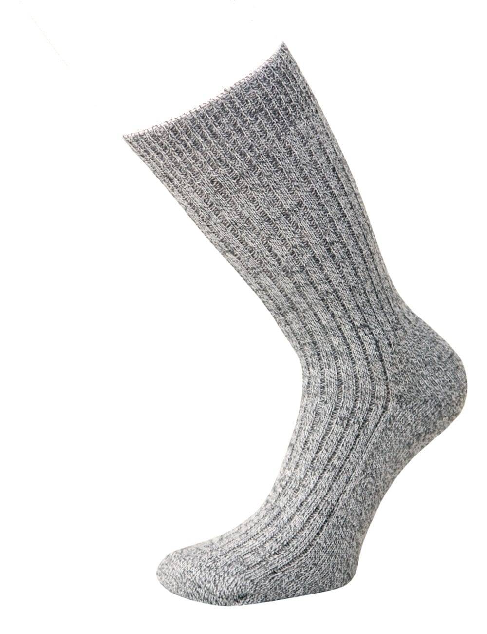 KB Socken Norwegersocken Frotteesohle Graumeliert - 3 Paar Günstiger Verkauf