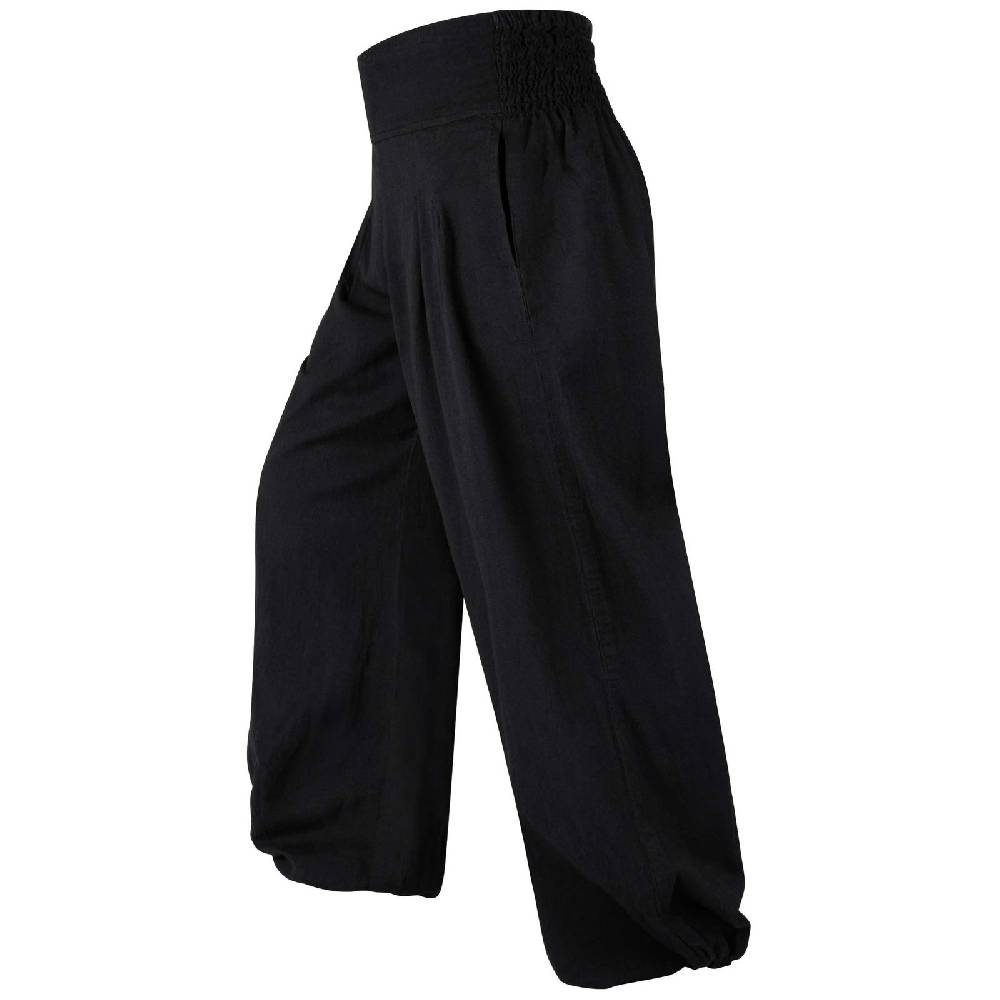 Kunst Und Magie KUNST UND MAGIE Yogahose Pumphose Pluderhose mehrfarbig aus Baumwolle lang Räumungsverkauf