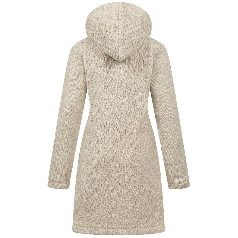 Kunst Und Magie ALMHUBER Klassische Damen Strickjacke Kurzmantel Winter Mantel Wolle Jacke Wollmantel Kapuze Kauf eins, bekomm eins gratis