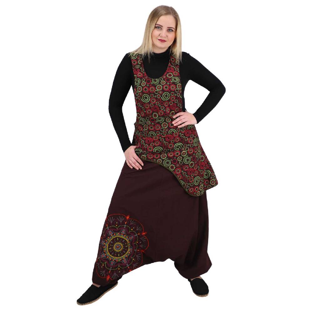 Kunst Und Magie Latzhose Haremshose Jumpsuit Hose Psy Goa 70er Overall Hippie Boho Ibiza Style Riesige Ersparnisse