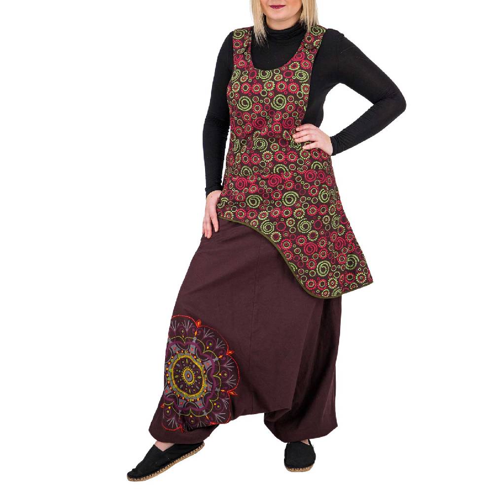Kunst Und Magie Latzhose Haremshose Jumpsuit Hose Psy Goa 70er Overall Hippie Boho Ibiza Style Riesige Ersparnisse