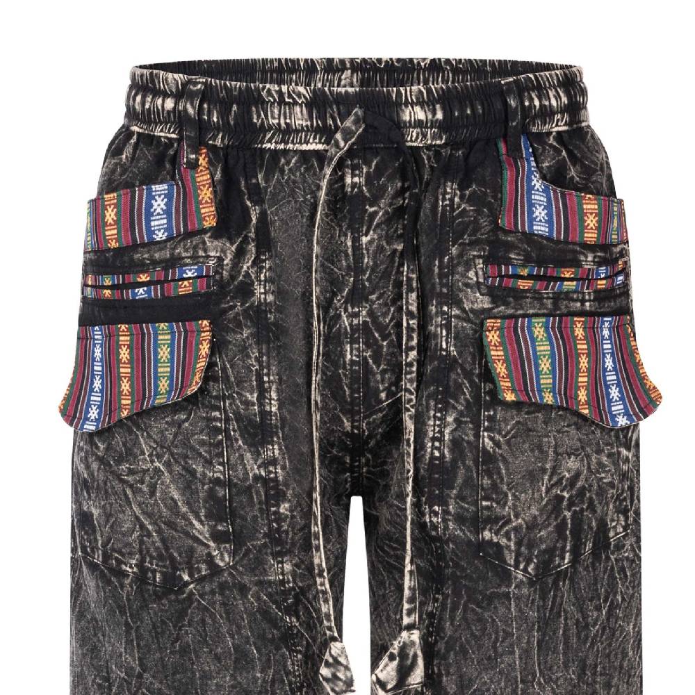 Kunst Und Magie Kurze Aladin Herren Hose 3/4 Baggy Cargo Yoga Pants Hippie Goa Baumwoll Shorts Super Sparpreis
