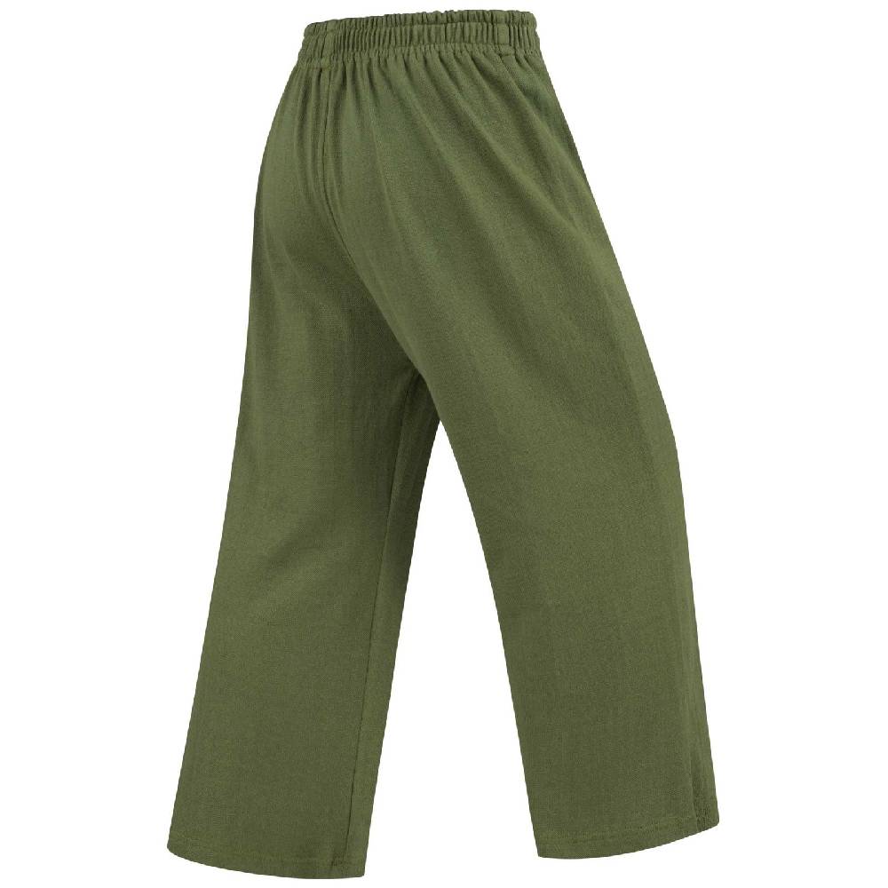 Kunst Und Magie Hose Psy Goa 70er Hippie Boho Ibiza Style Hippie Sommerhose Strick Gruen Bis zu 55% Rabatt