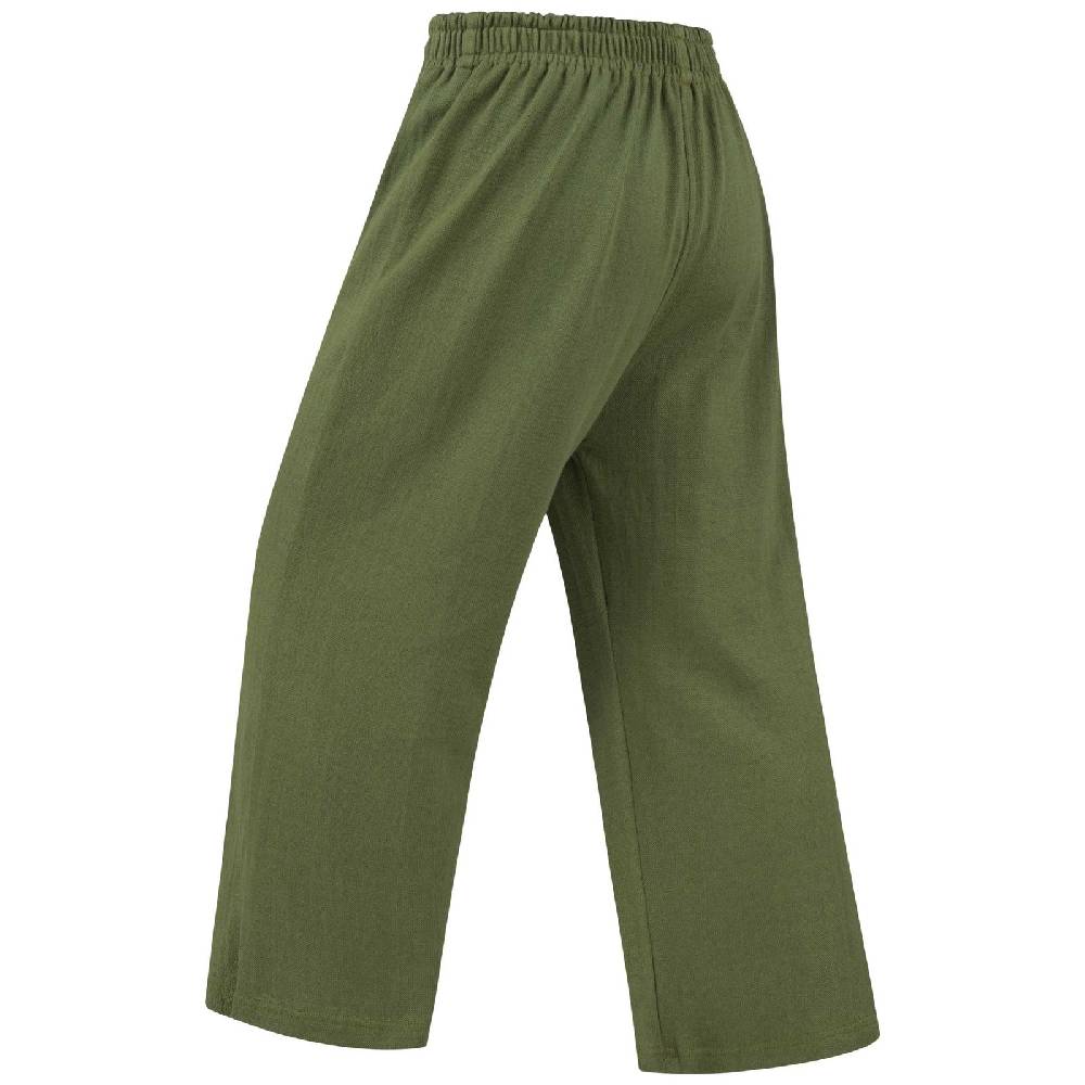Kunst Und Magie Hose Psy Goa 70er Hippie Boho Ibiza Style Hippie Sommerhose Strick Gruen Bis zu 55% Rabatt