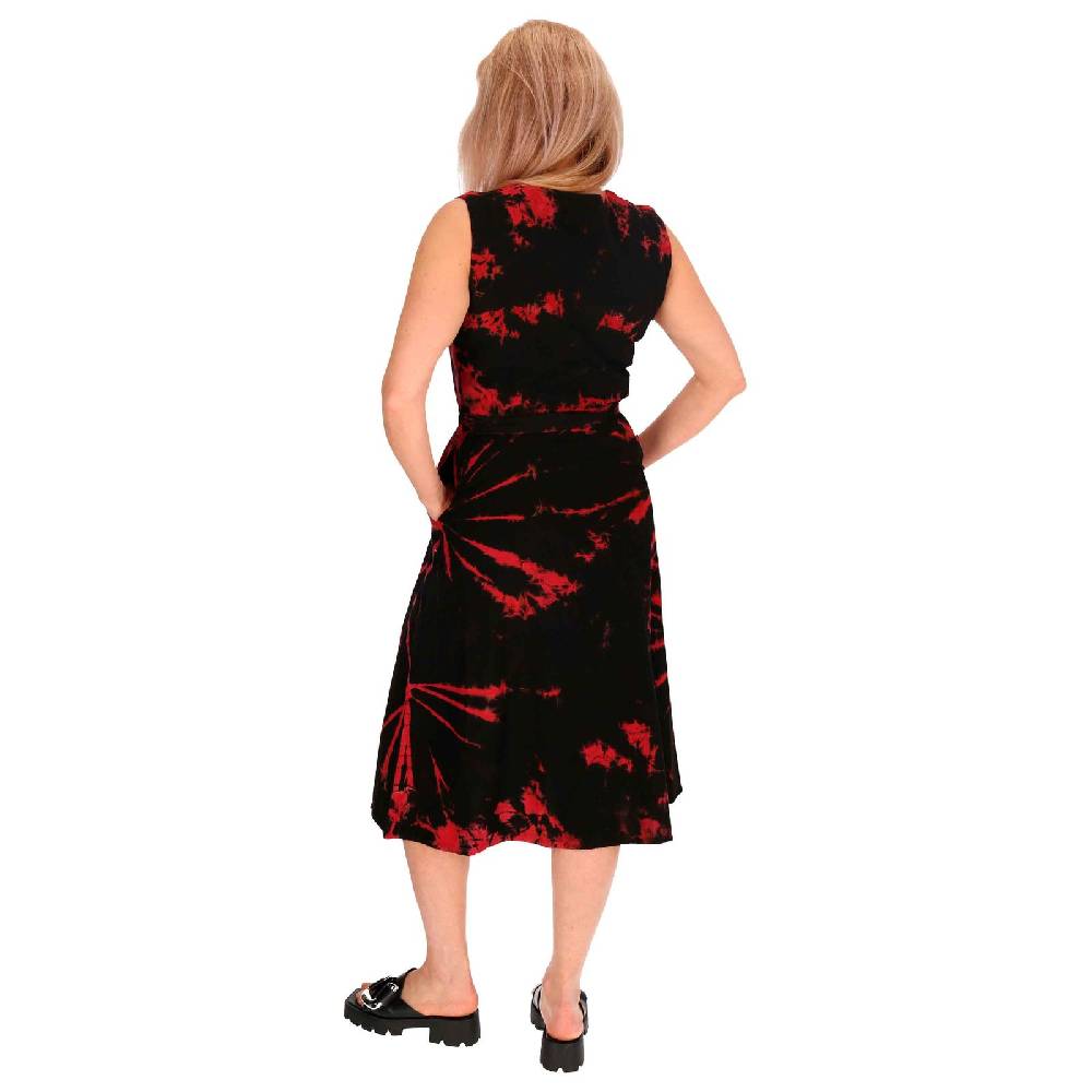 Kunst Und Magie Kleid Batik Sommerkleid Baumwoll Kleid Boho Ibiza Geköpft Hippie Tie Dye 50% Rabatt für begrenzte Zeit