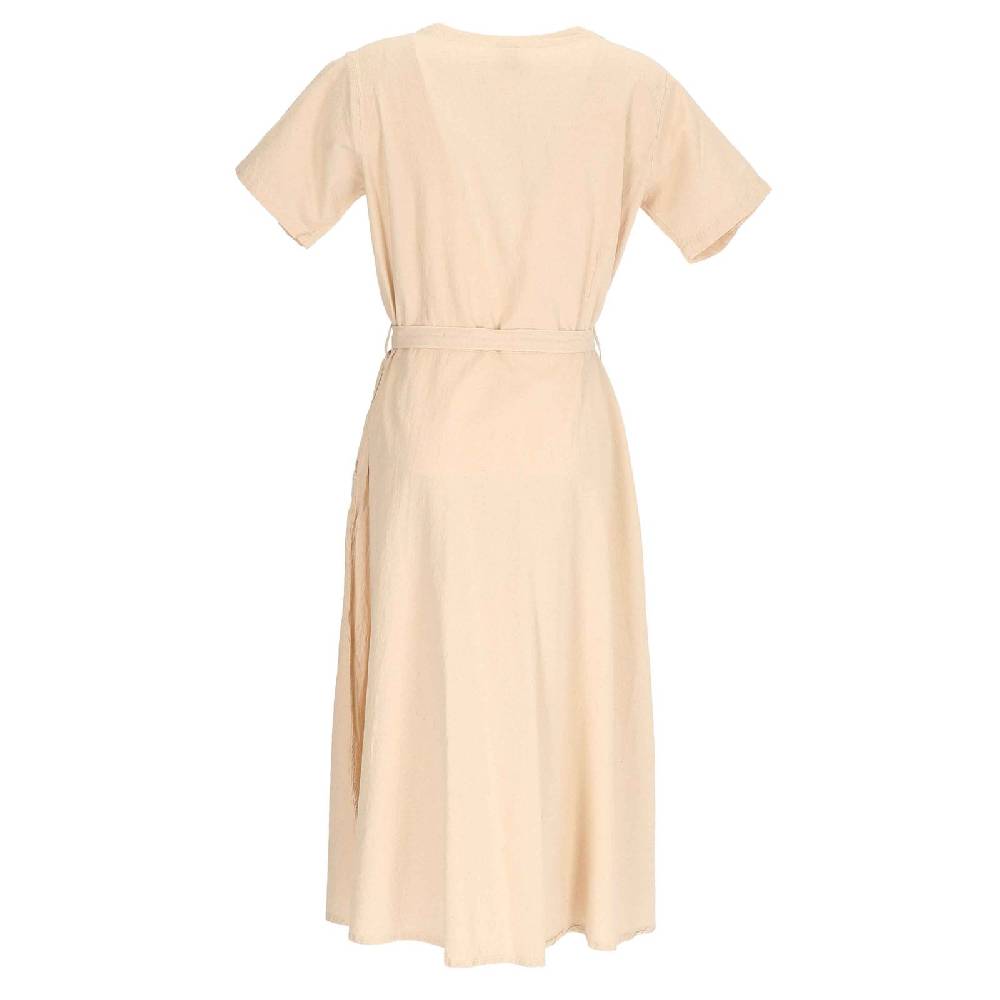 Kunst Und Magie Kleid Sommerkleid Baumwoll Kleid Boho Ibiza Geknöpft Hippie 2025