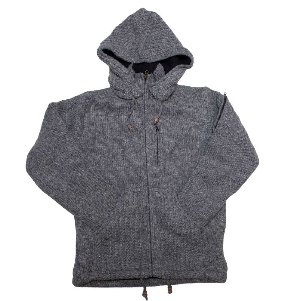 Kunst Und Magie Herren Strickjacke Schurwolle Klassich Nordisch Wolle Jacke mit Kapuze Schurwolle Limitierter Zeitrabatt