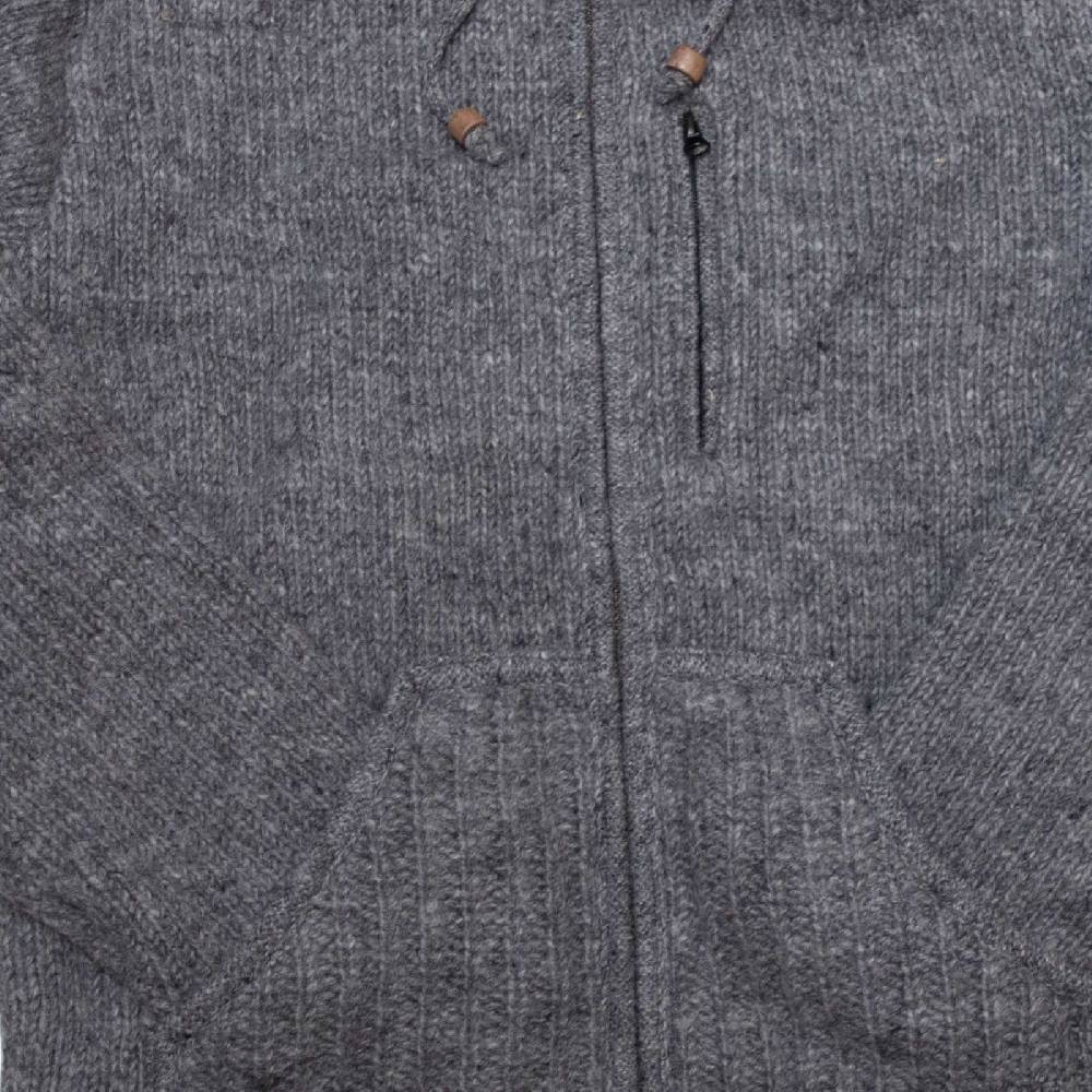 Kunst Und Magie Herren Strickjacke Schurwolle Klassich Nordisch Wolle Jacke mit Kapuze Schurwolle Limitierter Zeitrabatt