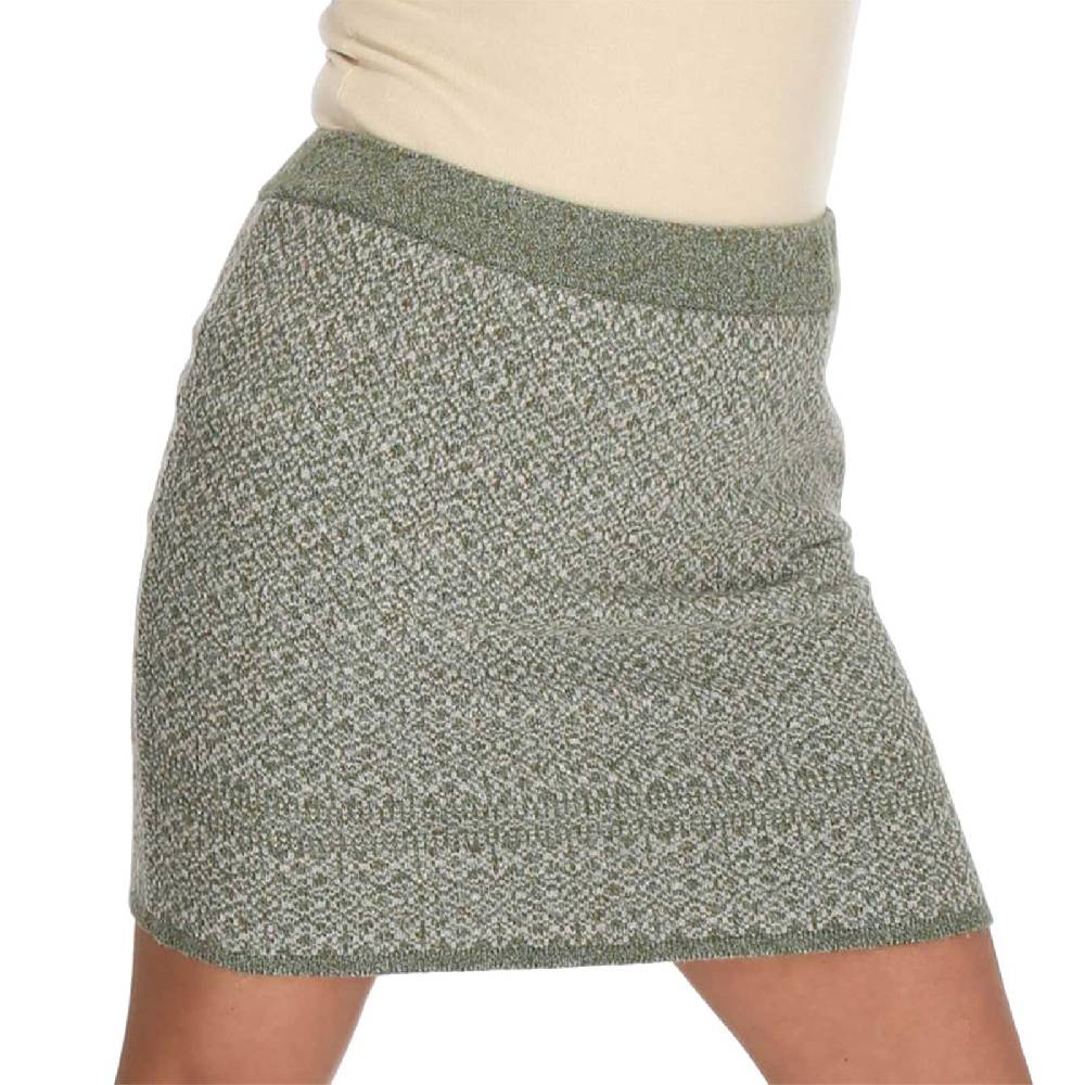 Kunst Und Magie Strickrock kurzer Rock Schurwolle vom Lamm Lammwolle Wollrock Feinstrick Boho Sonderangebot