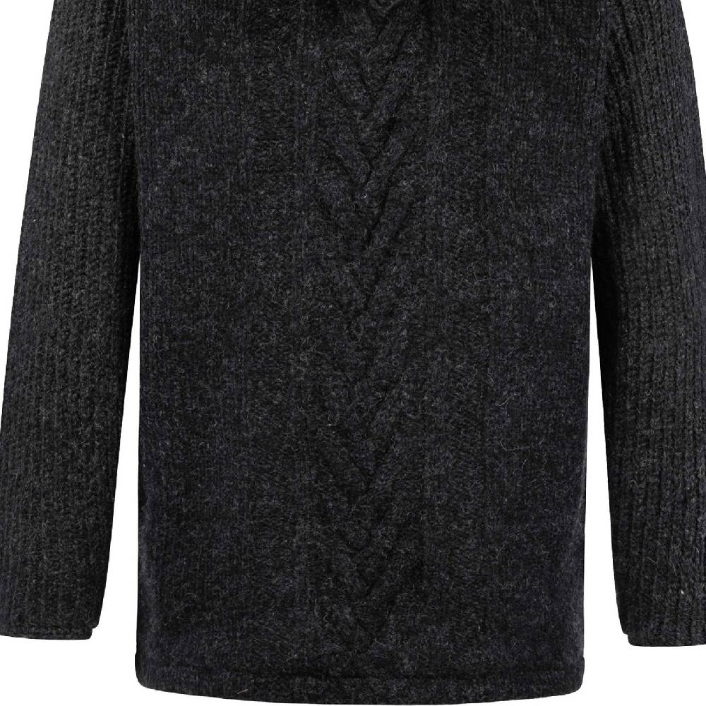 Kunst Und Magie Herren Strickjacke Goa Wolle Jacke Fleecefutter Hochkragen Winterjacke Kurzmantel Kapuze Günstig kaufen