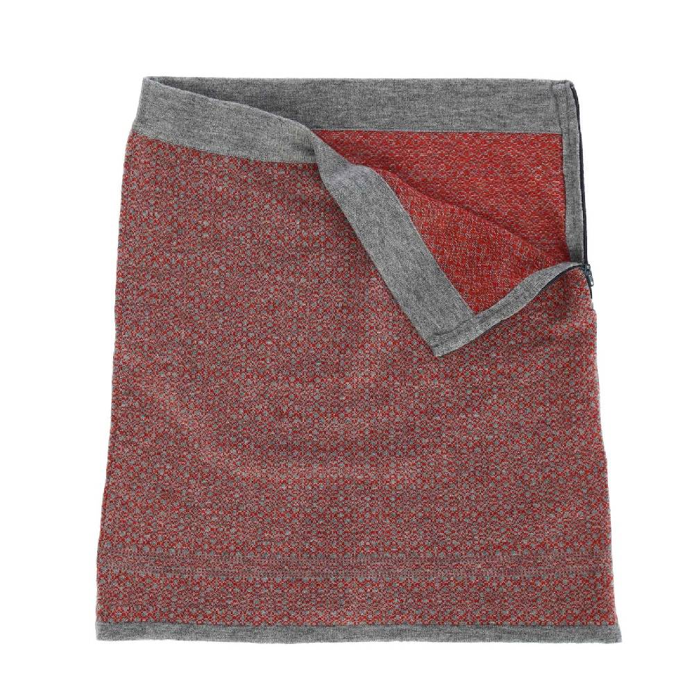 Kunst Und Magie Bunter Strickrock kurzer Rock aus weicher Merinowolle Feinstrick Boho Merino Mini Online Shopping