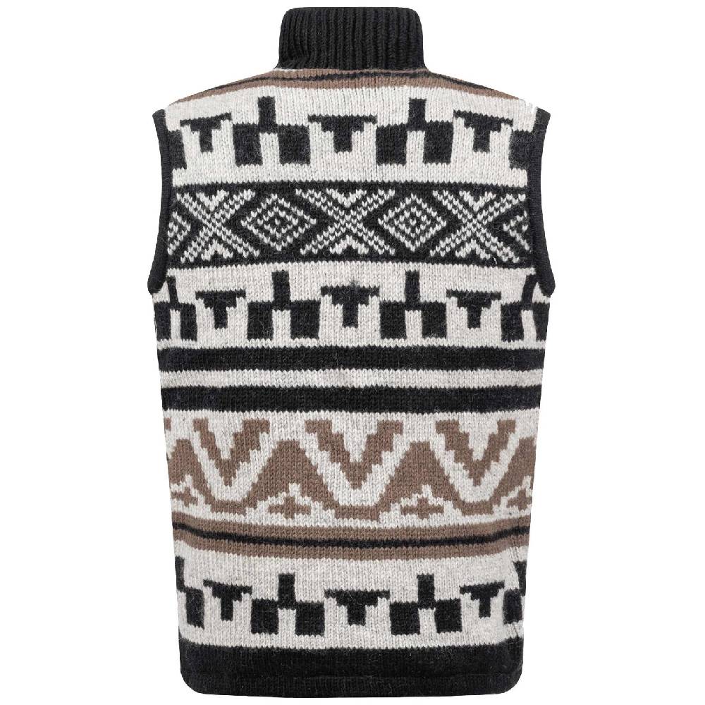 Kunst Und Magie Kunst und Magie Unisex Strickweste aus Wolle mit warmen Fleecefutter Black Friday