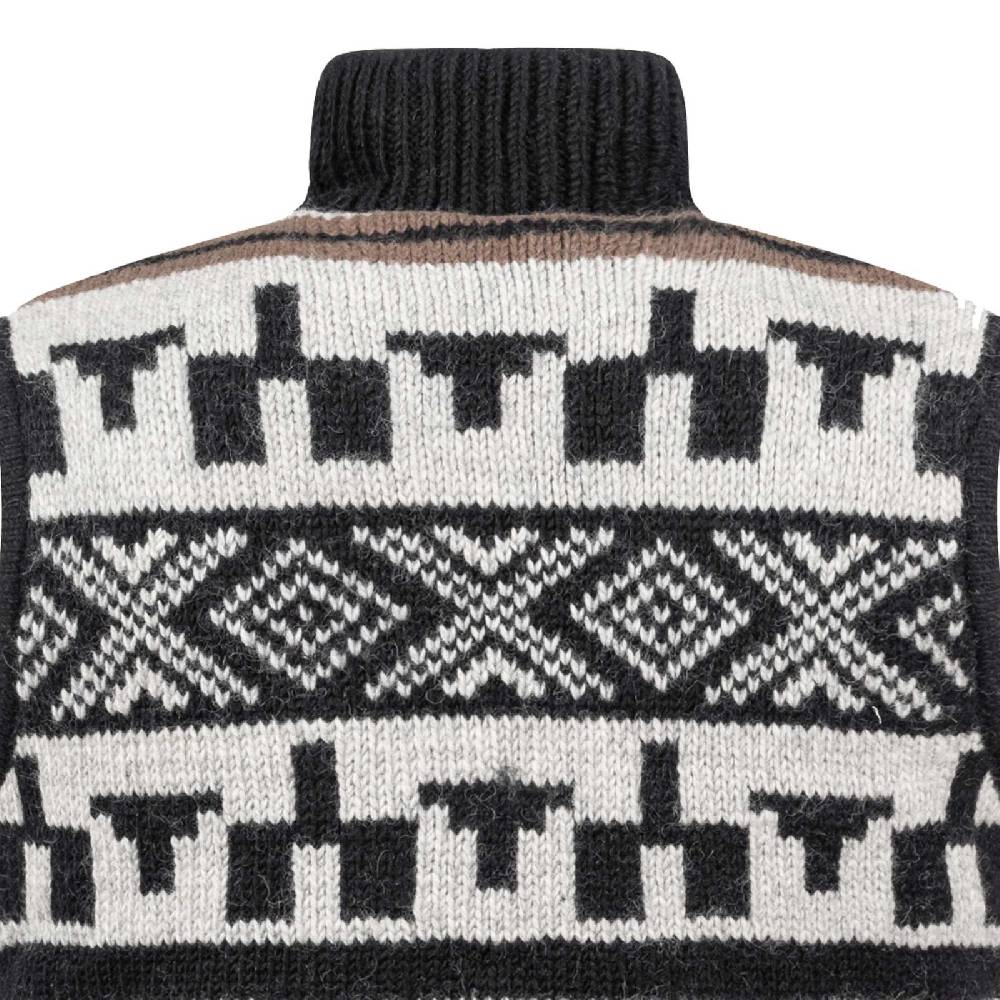Kunst Und Magie Kunst und Magie Unisex Strickweste aus Wolle mit warmen Fleecefutter Black Friday