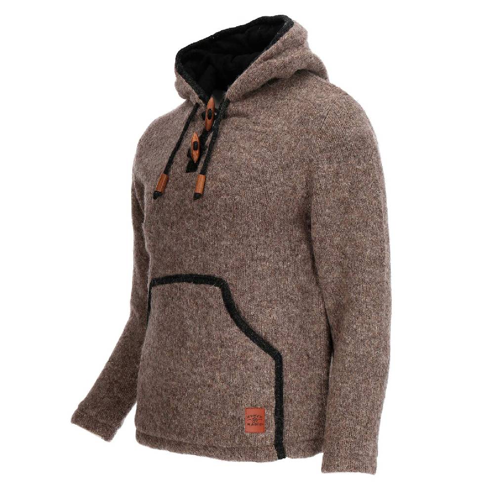 Kunst Und Magie Baja Hoodie Strickjacke Wolle Jacke mit Kapuze Winter Pullover Kapuzenpullover Top Angebot