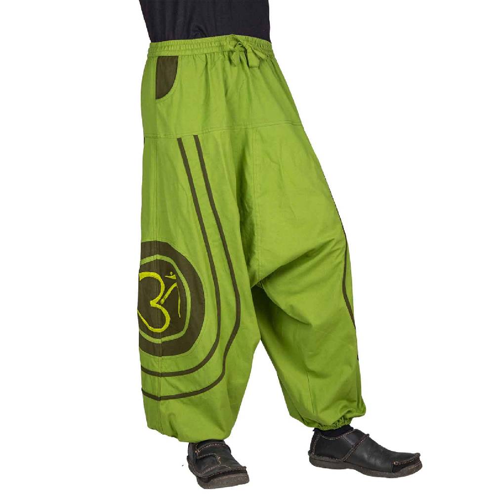 Kunst Und Magie Unisex Psy Baggy Pants Hippie Hose Goa Baumwoll Cargo Haremshose OM Saisonale Angebote