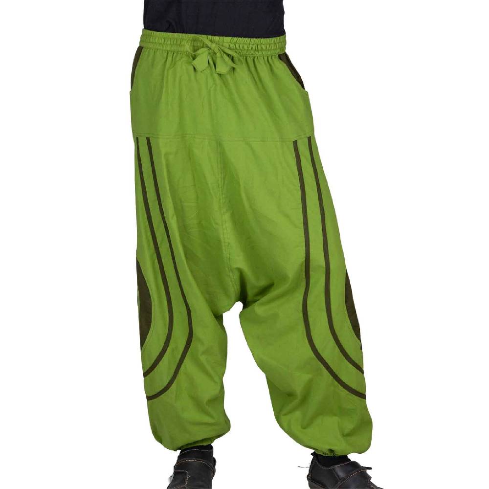 Kunst Und Magie Unisex Psy Baggy Pants Hippie Hose Goa Baumwoll Cargo Haremshose OM Saisonale Angebote