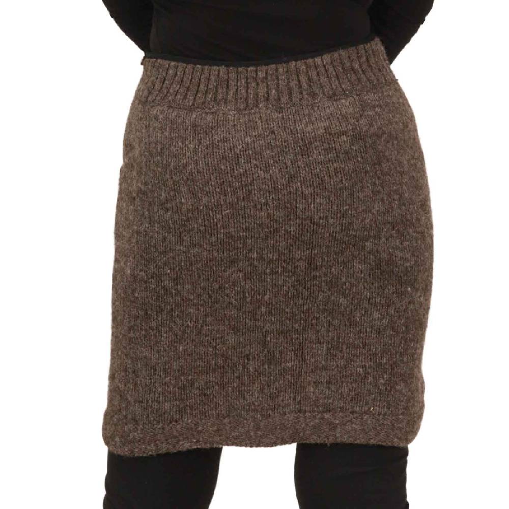 Kunst Und Magie Strickrock kurzer Rock mit klassischem Muster Wolle gefüttert Boho Letzte 2 Tage