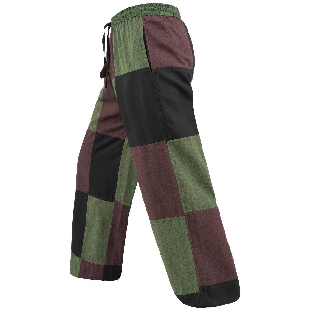 Kunst Und Magie Kunst und Magie Bunte Patchwork Freizeit Hose Baumwolle - Unisex Hippiehose Nachhaltig 50% Rabatt mit kostenlosem Versand