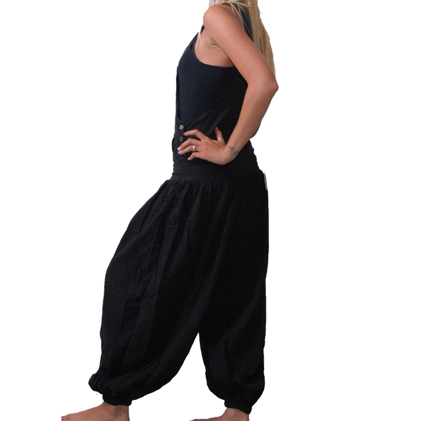 Kunst Und Magie Hippie Latzhose Haremshose Hose Psy Goa 70er Overall Boho Jumpsuit Blitzverkäufe