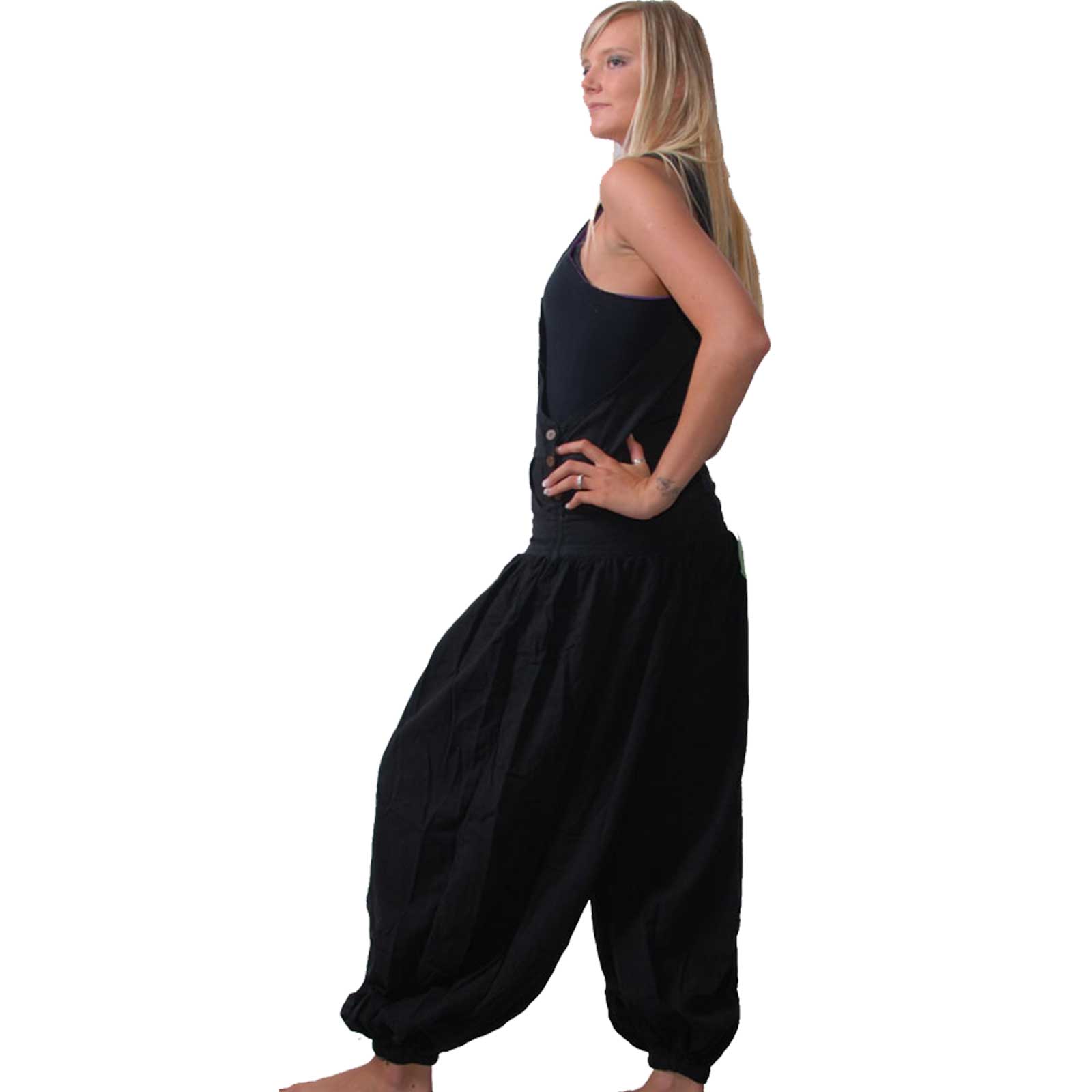 Kunst Und Magie Hippie Latzhose Haremshose Hose Psy Goa 70er Overall Boho Jumpsuit Blitzverkäufe