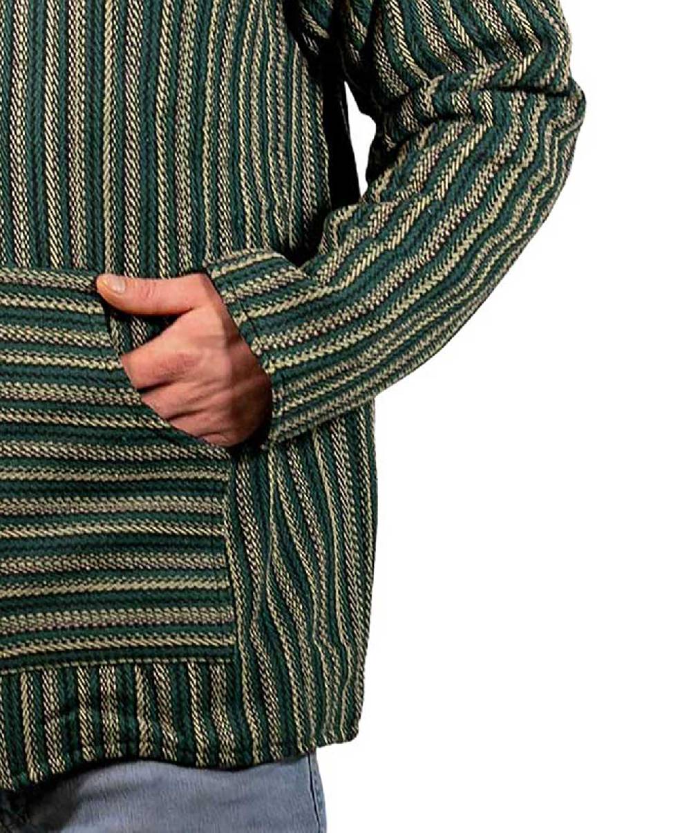 Kunst Und Magie Bunter Kapuzenpulli Kapu Baja Jerga Hoodie mit Kapuze und Kängurutaschen Hippie Goa Fabrik Onlineshop