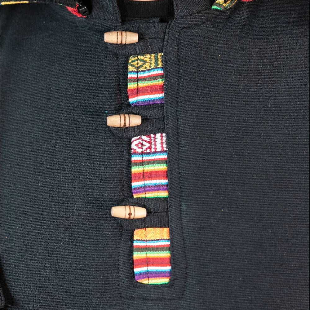 Kunst Und Magie Baja Hoodie Kapuzenpullover mit Fleecefutter und abnehmbarer Kapuze Cyber Monday