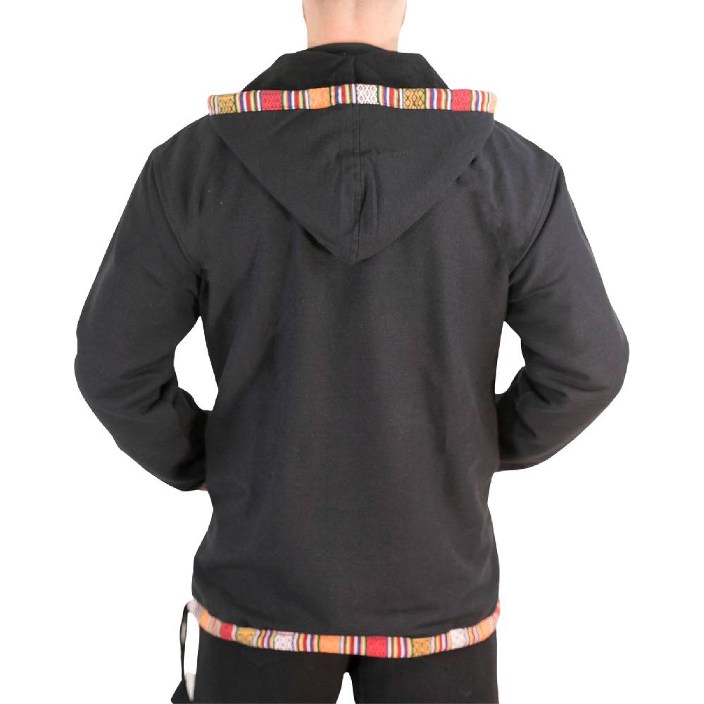 Kunst Und Magie Baja Hoodie Kapuzenpullover mit Fleecefutter und abnehmbarer Kapuze Cyber Monday