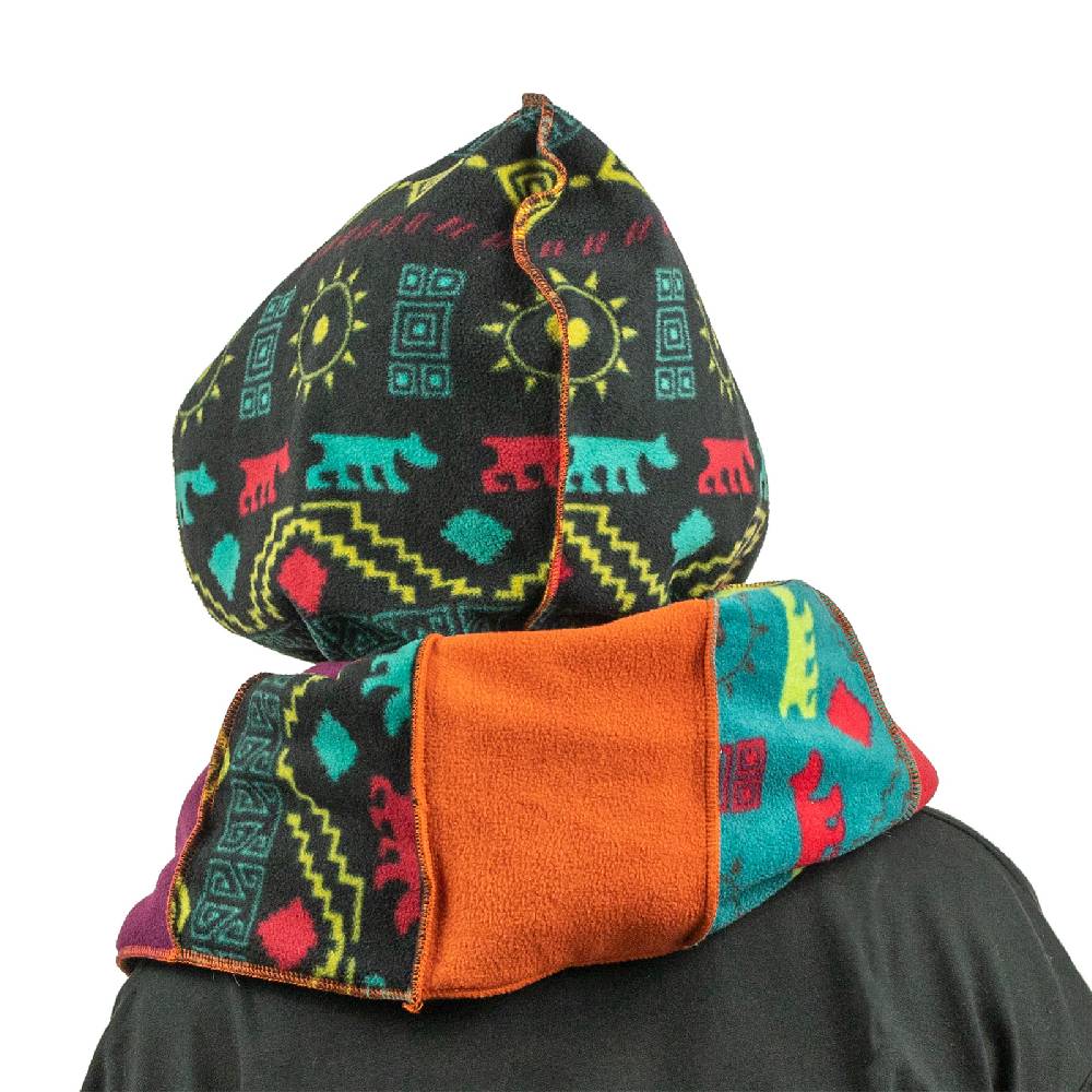 Kunst Und Magie Kunst und Magie Damen Kapuzenschal Schal Loop aus Fleece Blitzangebot
