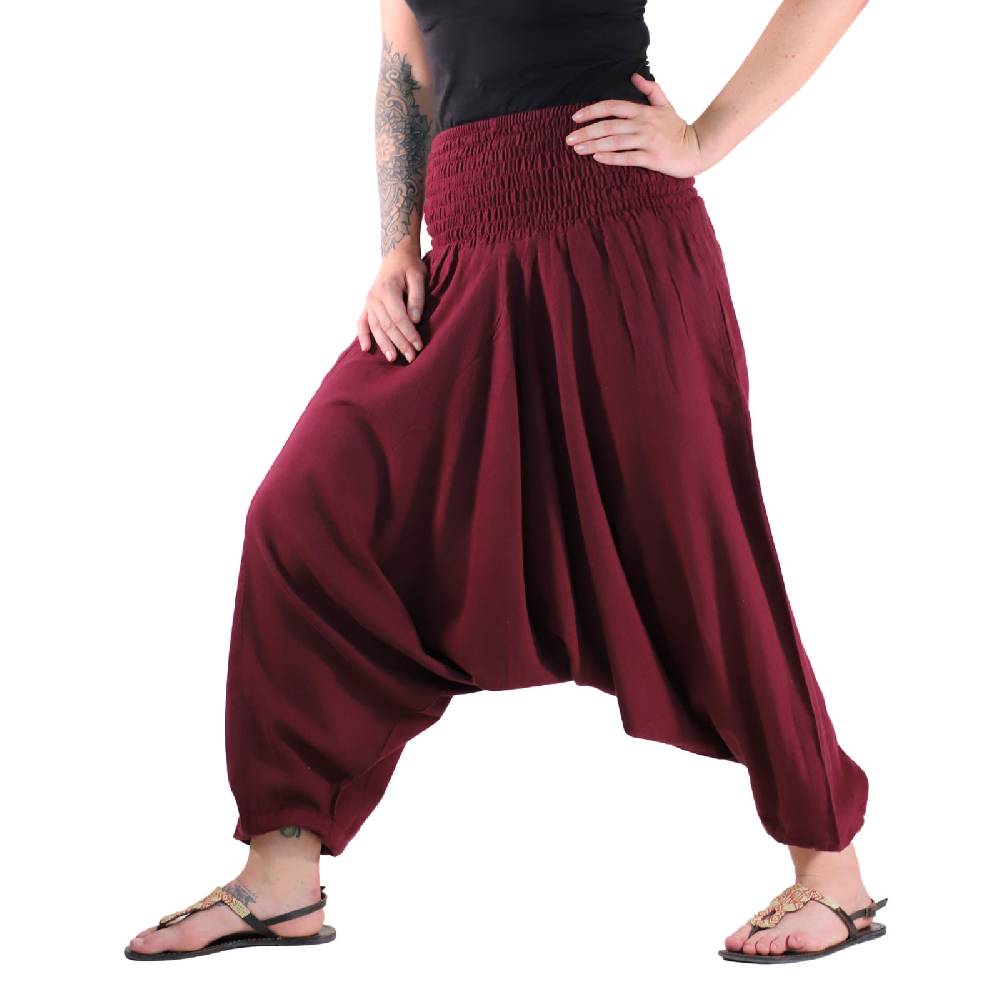 Kunst Und Magie Kunst und Magie Unisex Orientalische prewashed Haremshose Pluderhose Pumphose Riesige Ersparnisse
