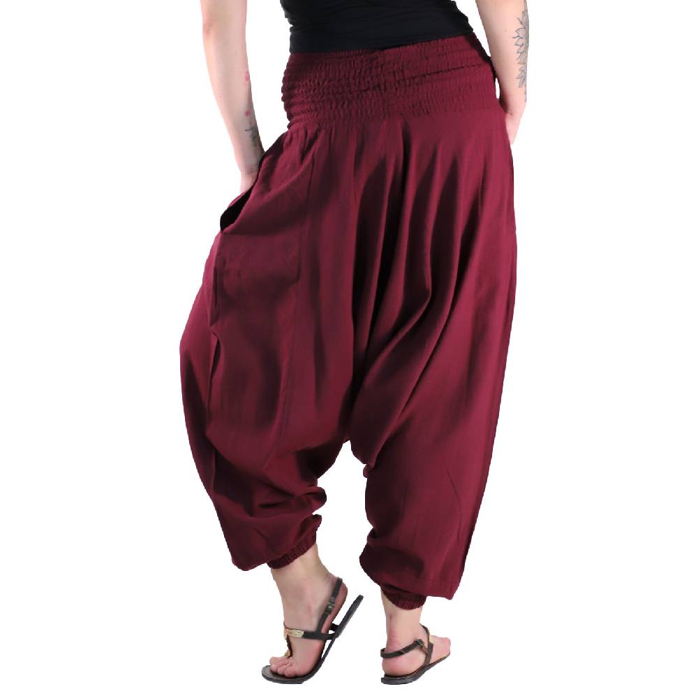 Kunst Und Magie Kunst und Magie Unisex Orientalische prewashed Haremshose Pluderhose Pumphose Riesige Ersparnisse