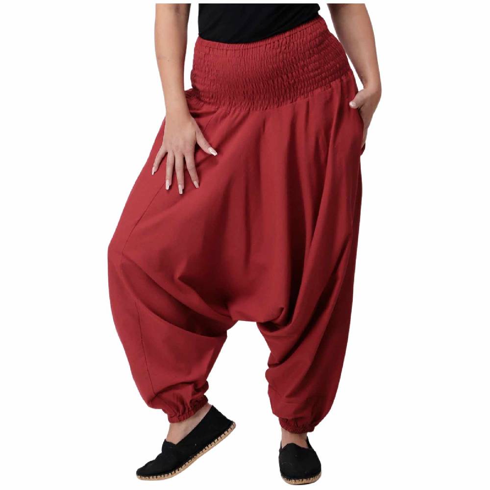 Kunst Und Magie Kunst und Magie Unisex Orientalische prewashed Haremshose Pluderhose Pumphose Riesige Ersparnisse