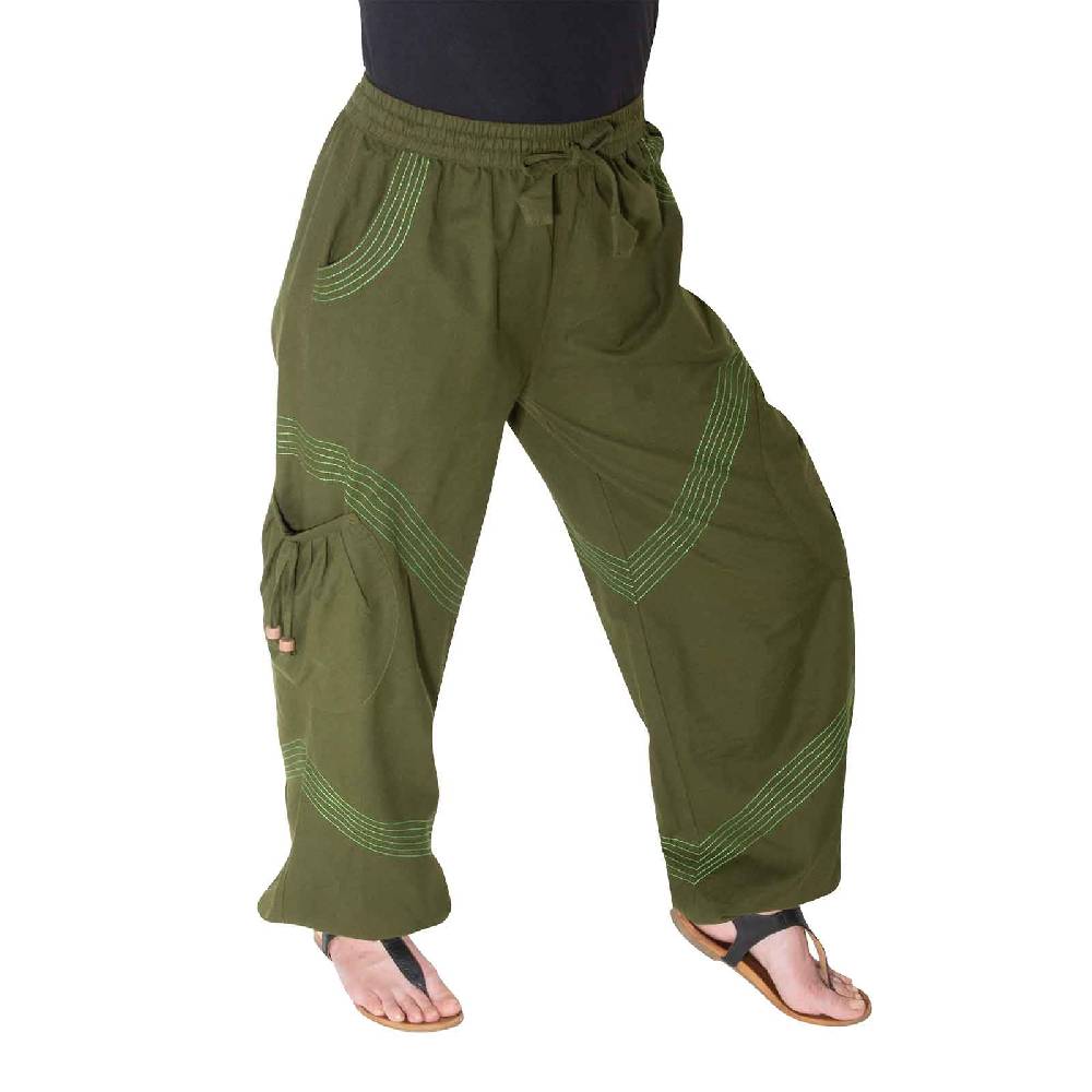 Kunst Und Magie Kunst und Magie Unisex Goa Pluderhose in klassischen Farben VIP-Rabatte