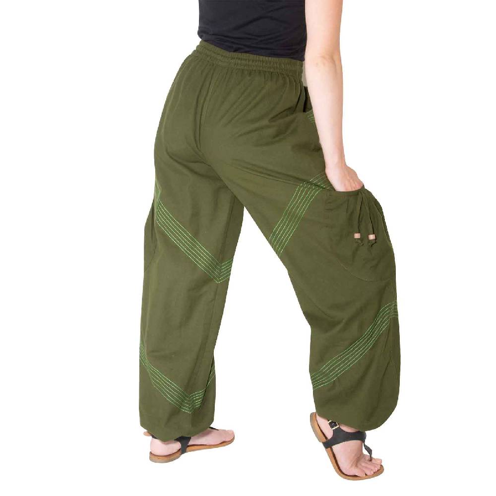 Kunst Und Magie Kunst und Magie Unisex Goa Pluderhose in klassischen Farben VIP-Rabatte