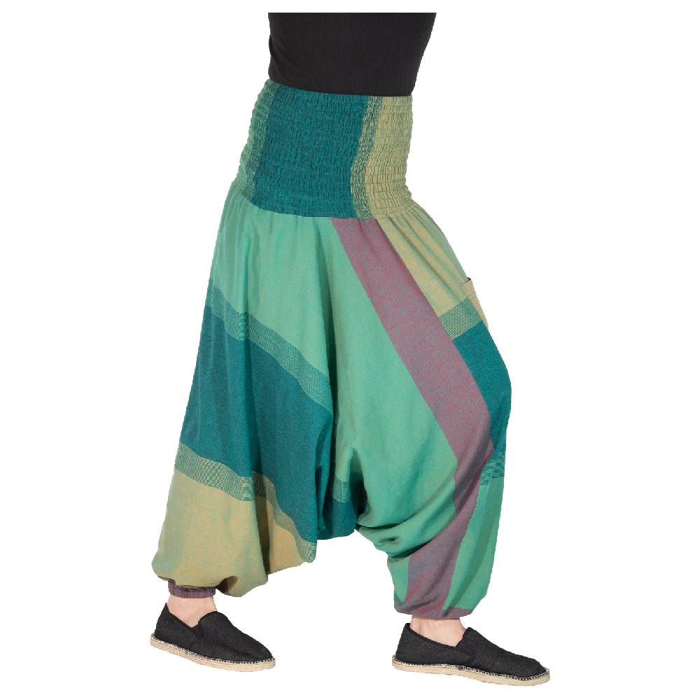 Kunst Und Magie KUNST UND MAGIE Damen bunt one size Boho Yoga Haremshose Freizeithose Aladinhose Begrenzte Freigabe