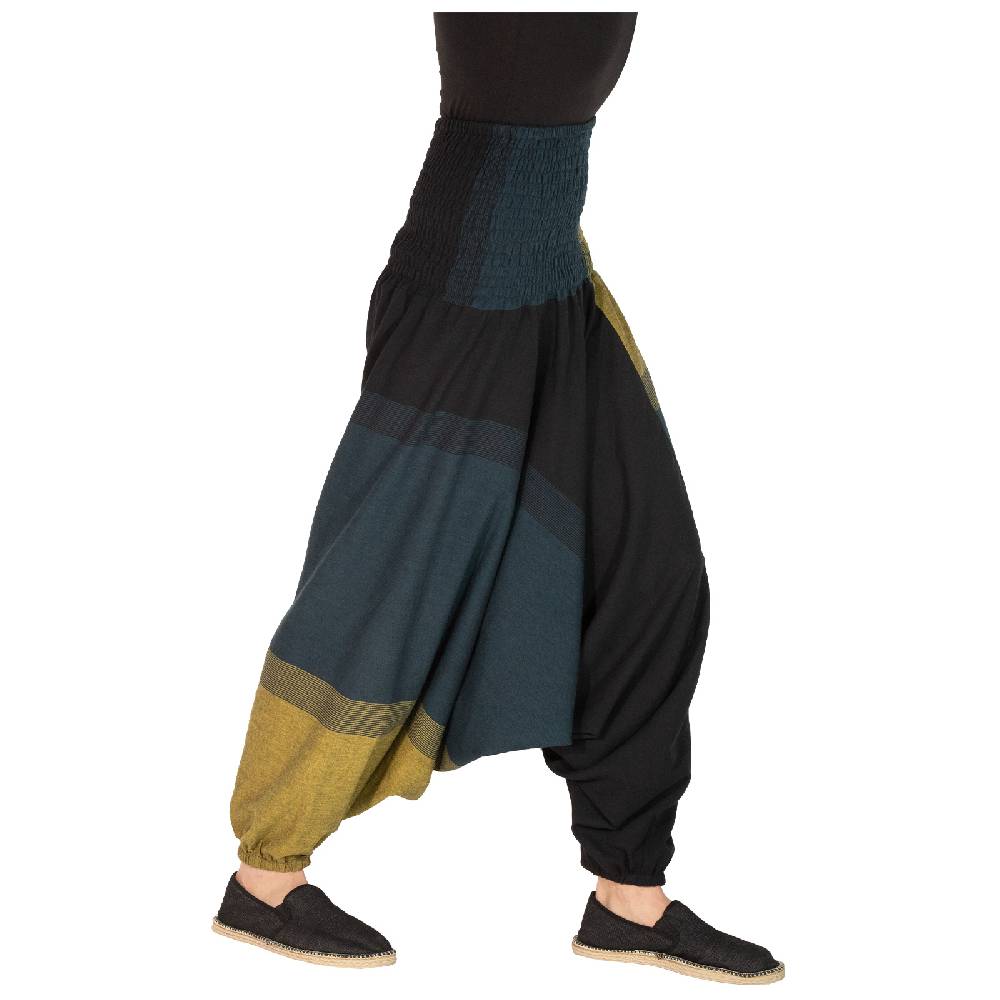 Kunst Und Magie KUNST UND MAGIE Damen bunt one size Boho Yoga Haremshose Freizeithose Aladinhose Begrenzte Freigabe
