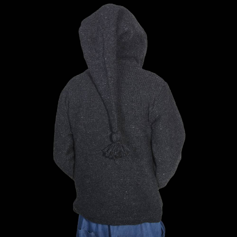 Kunst Und Magie Kunst & Magie Unisex Strick- Wolljacke abnehmbare Zipfelkapuze Neueste Stile